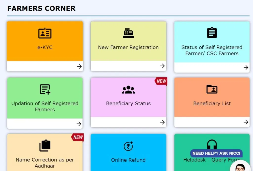 PM Kisan Beneficiary Status Check