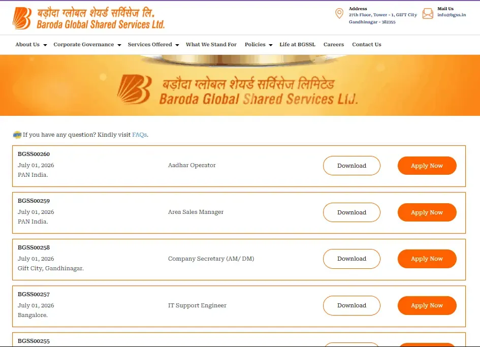 How To Apply Online In BGSSL Various Posts Recruitment 2026