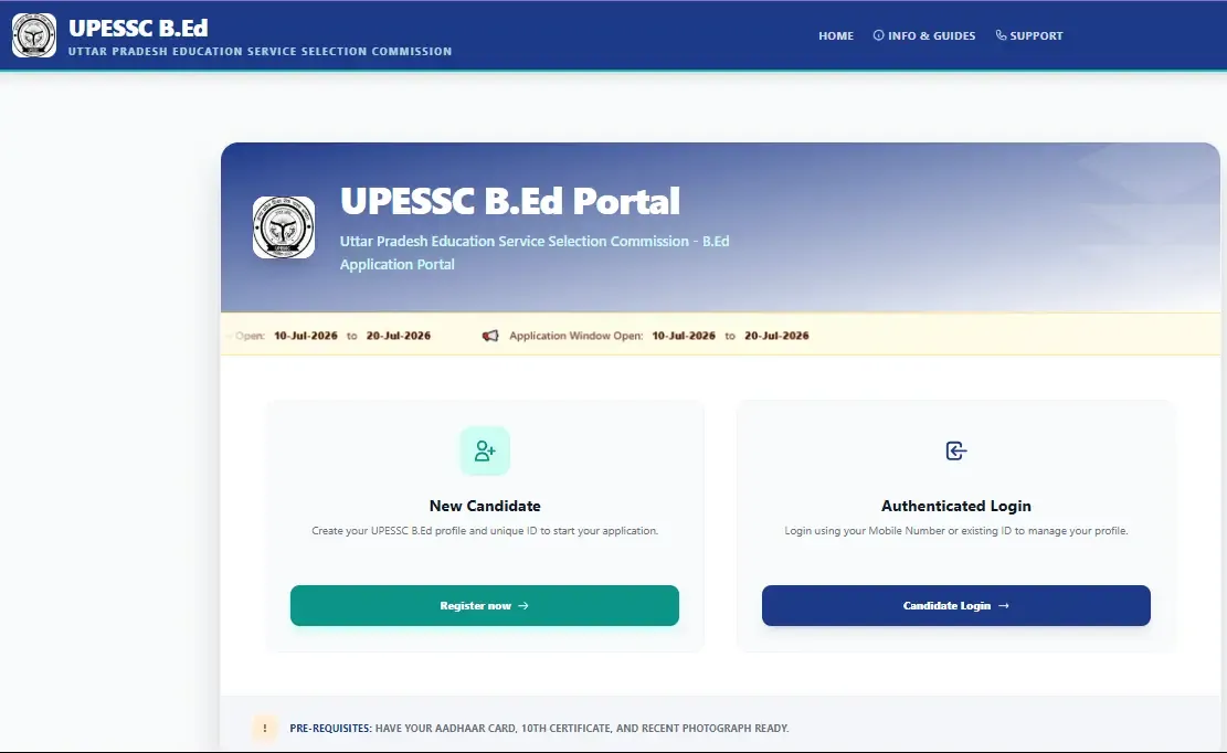 How To Apply Online in UPESSC Assistant Professor B.Ed Recruitment 2026